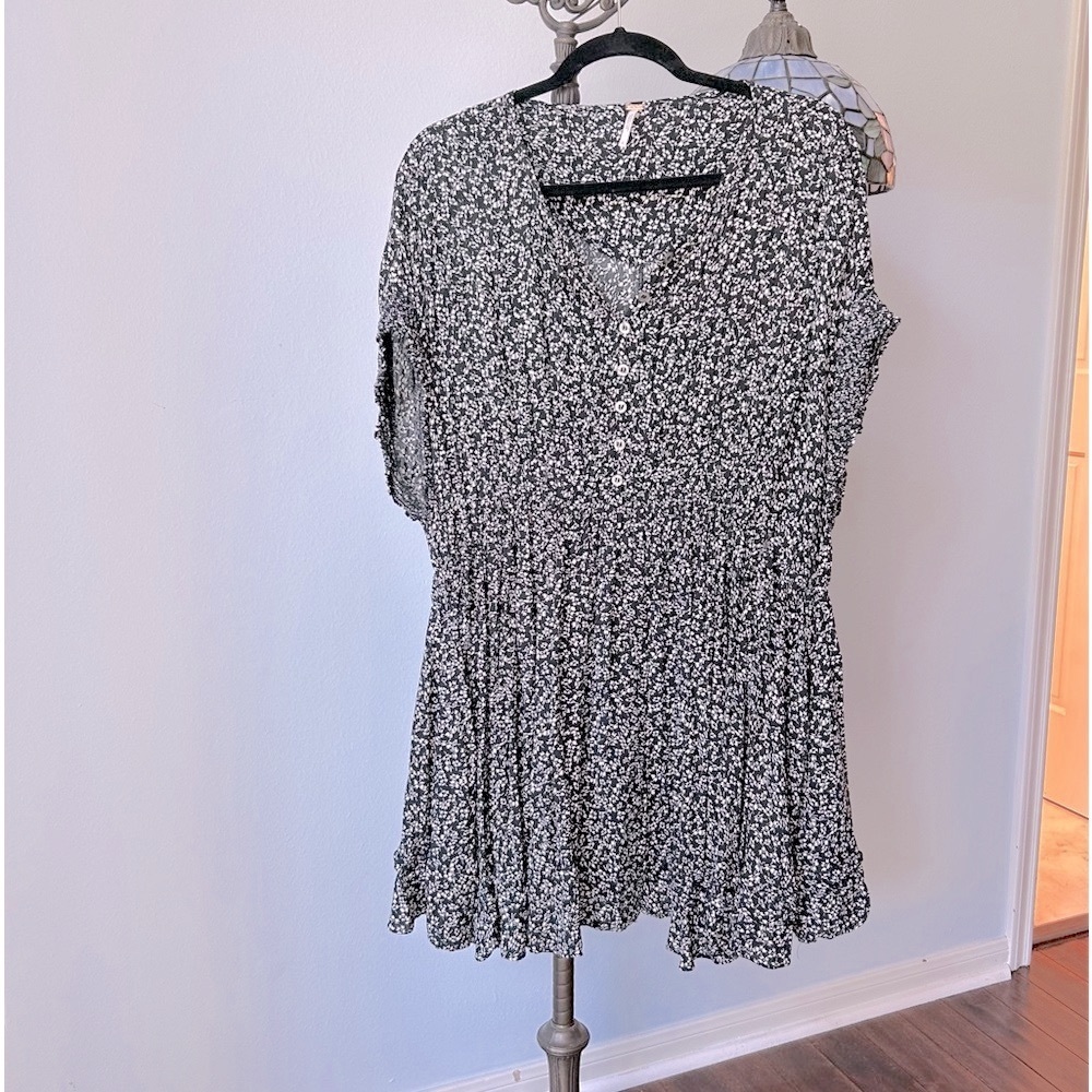 Free People Baby Doll Floral Dress